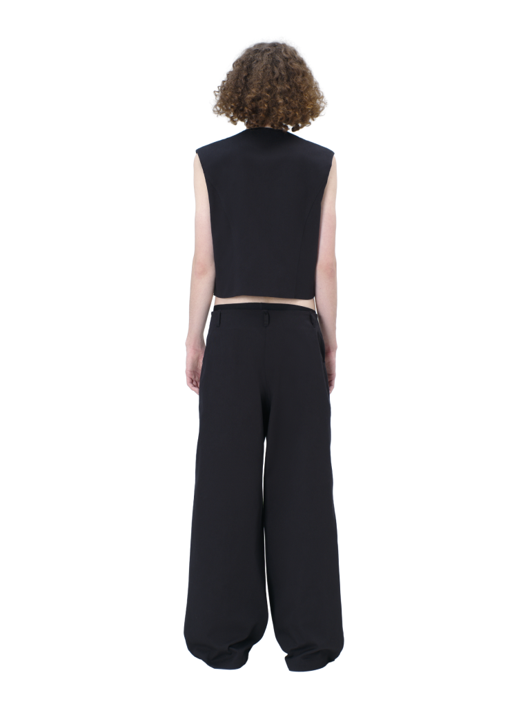 BLACK COTTON PANTS (UNISEX)