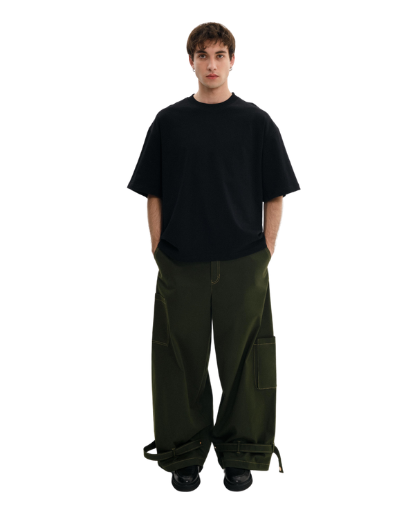 KHAKI CARGO PANTS